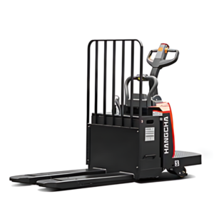 Transpalette électrique à commande arrière à conducteur porté